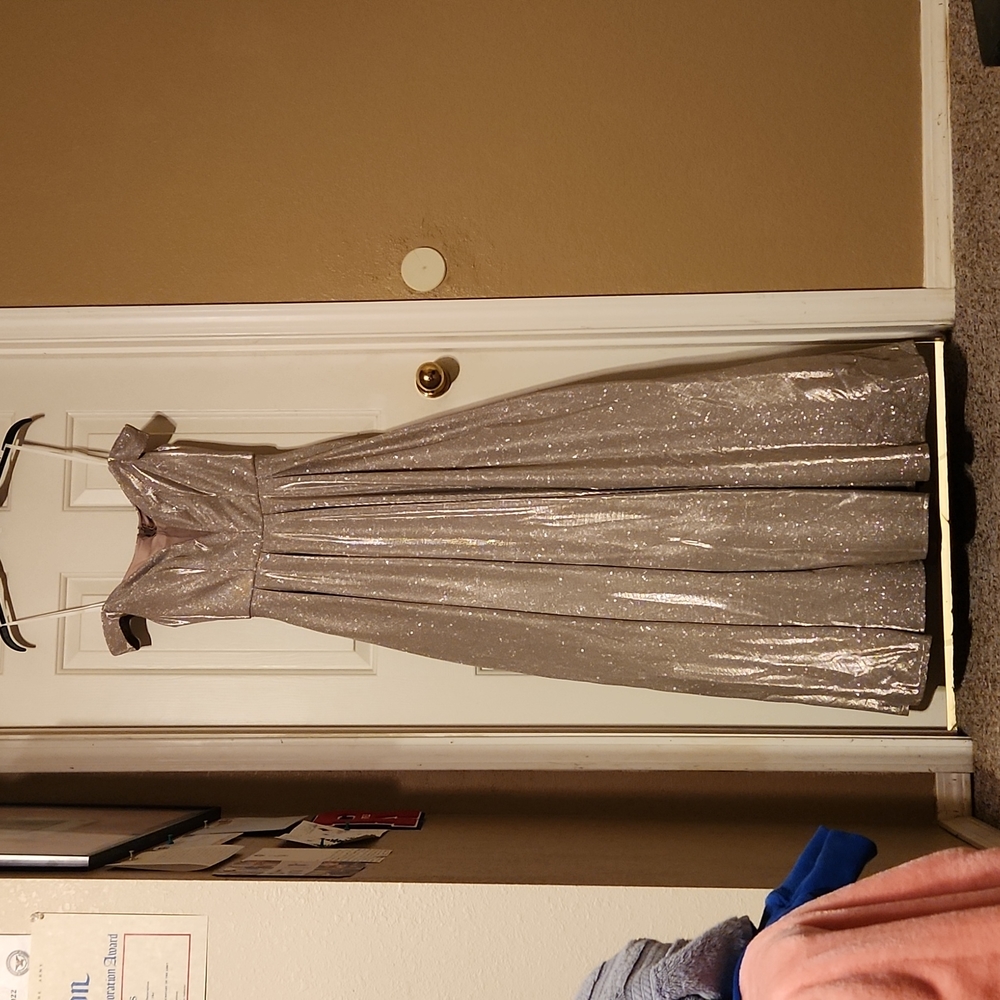 Floor length ball gown